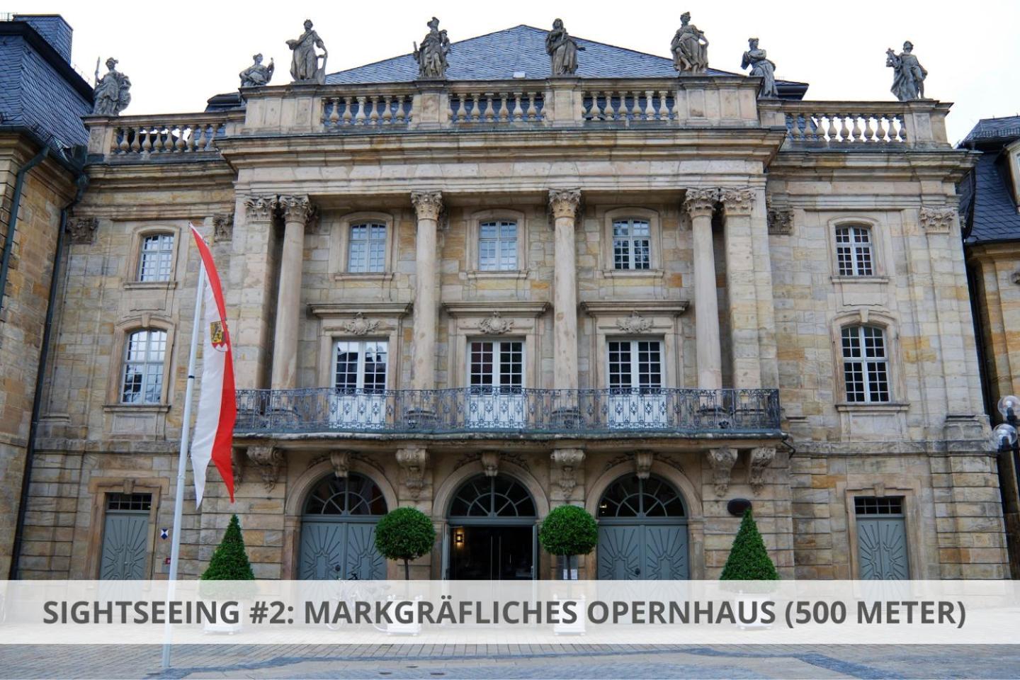 Apartment Wahnfried No4 - Zentral Wohnen Mit Kueche Und Duschbad, Parkplatz, 300M Zur Fussgaengerzone Bayreuth Luaran gambar